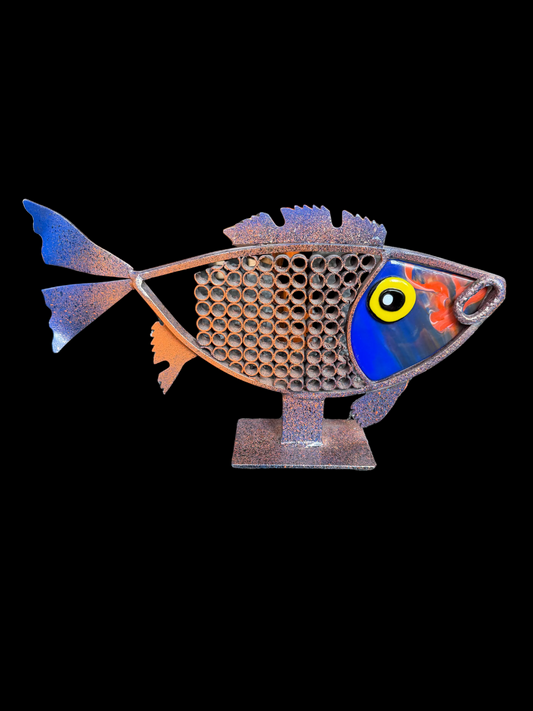 Steel and Glass Fish (Two Styles)