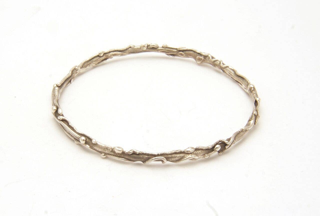 Twig Series Fused Bangle - Bronze Fused Wire: Medium