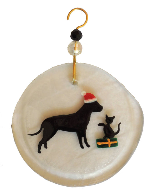 Ornament - Santa Dog