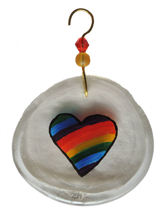 Ornament - Rainbow Heart