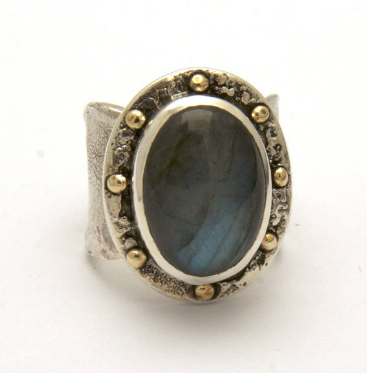 Reticulated ring series: Turquoise Size 6.5