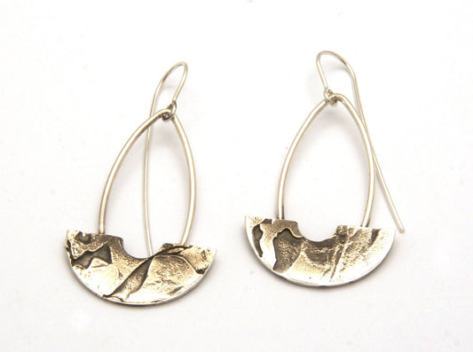 Fused Textured Earrings