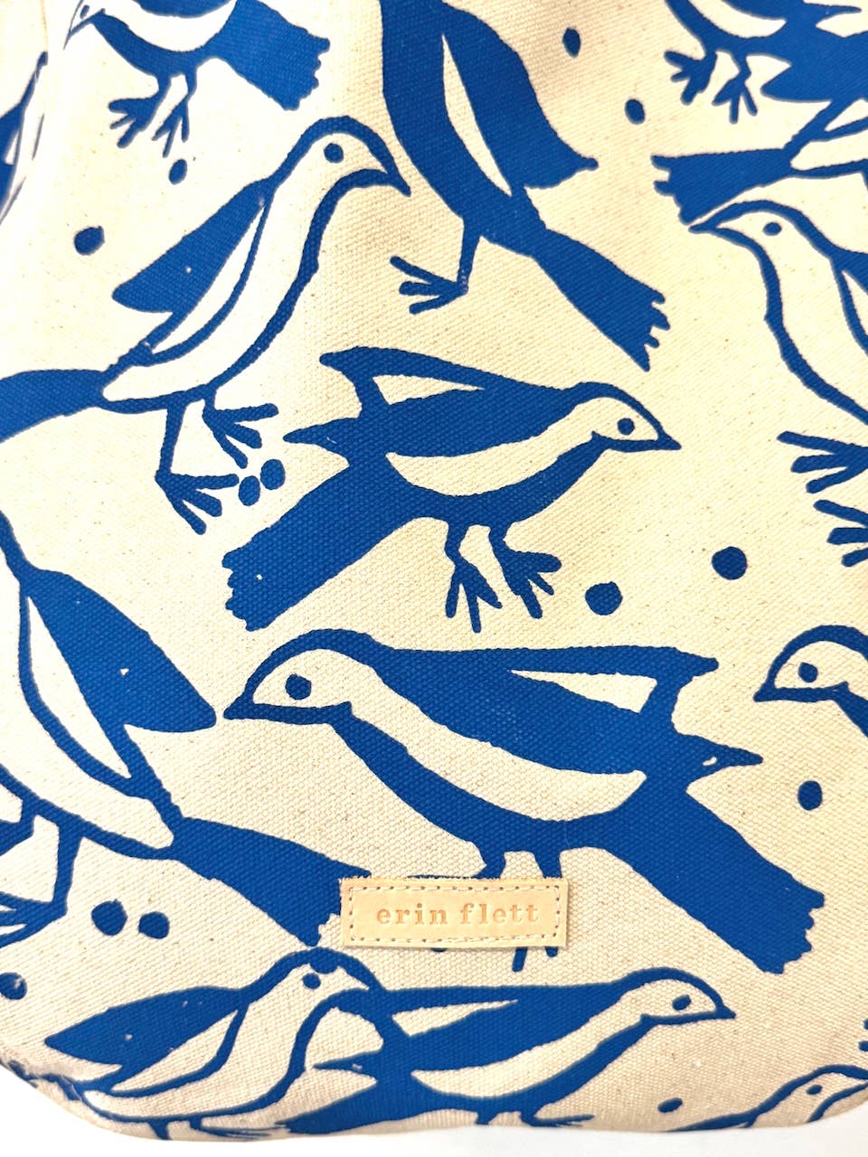 Boho Tote Bag – Flock: Blue