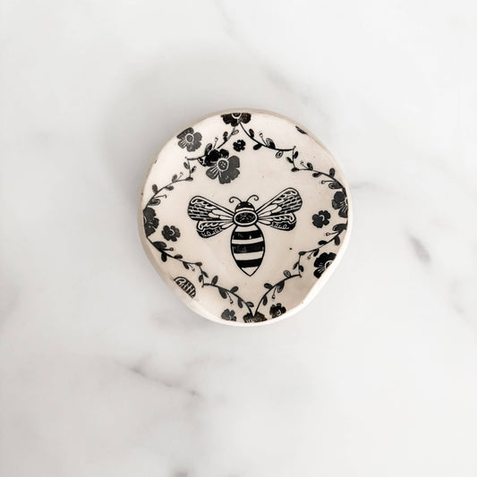 Bee Tea Spoon Rest: Black