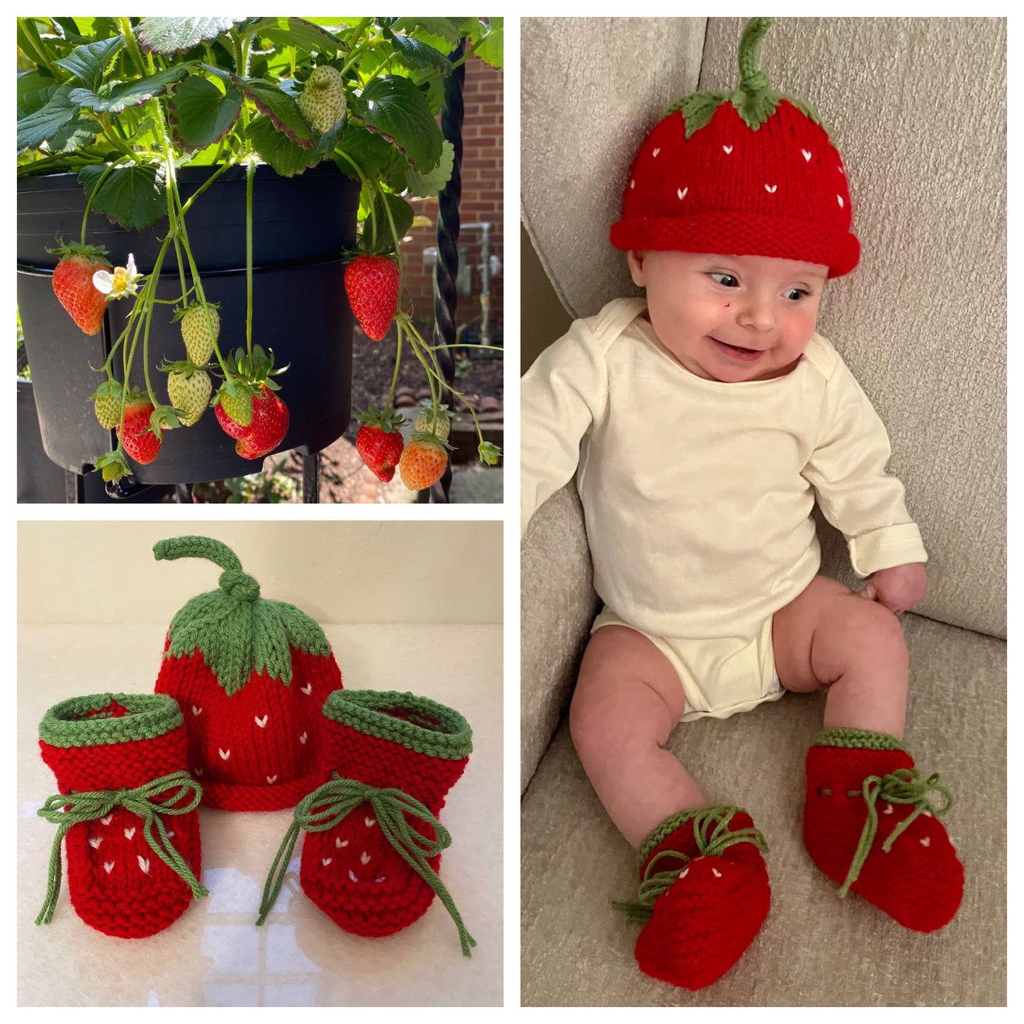 Strawberry Hat - Baby