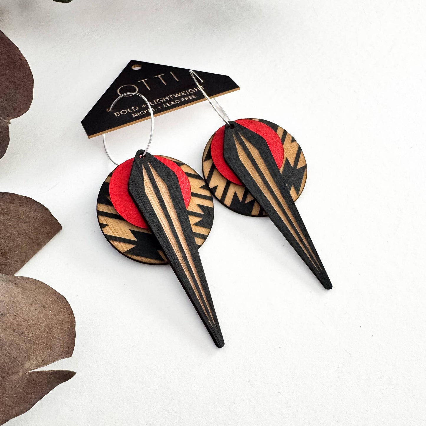 Architectural Leather+Birch Limited Spring: PAPRIKA: Wright Paprika / Basic Silver