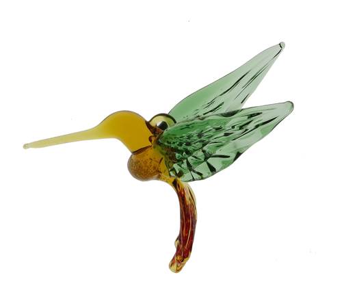 Hummingbird Suncatcher - Dark Yellow/Green