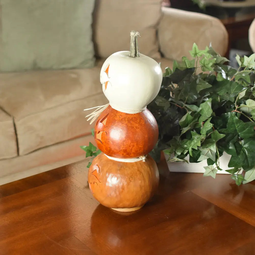 Tiered Gourd - Jack Stack Large Tall Lit