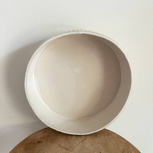 Ribbed Serving Bowl: Large