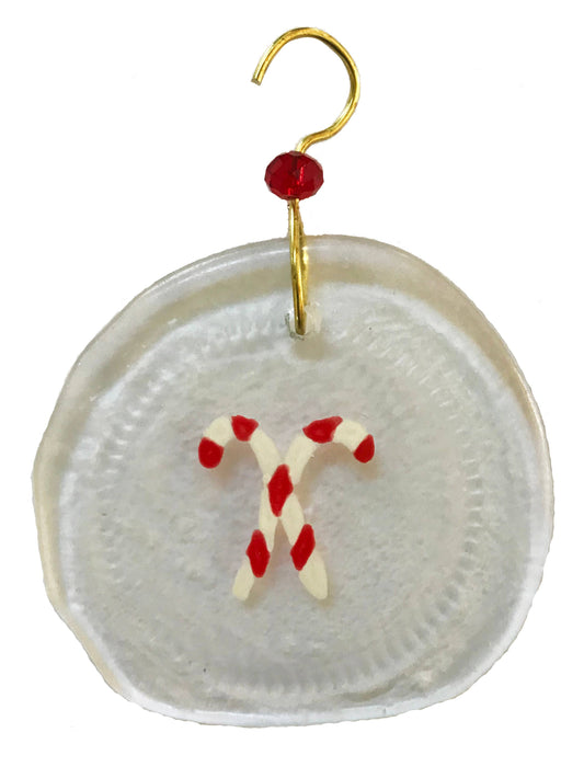 Mini Ornament - Candycanes