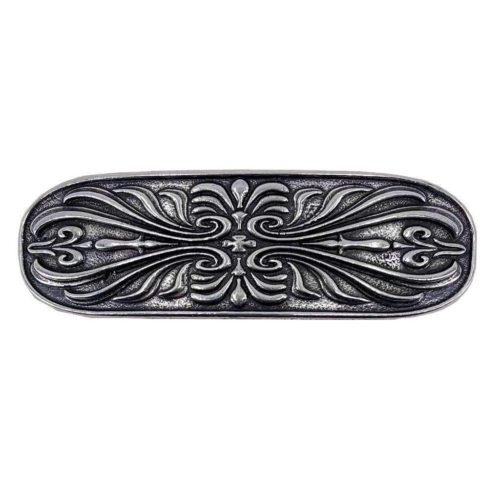 Hair Clip,  Barrette, Scroll 80mm
