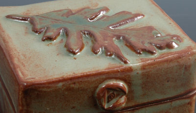 Ceramic Oak Leaf Box