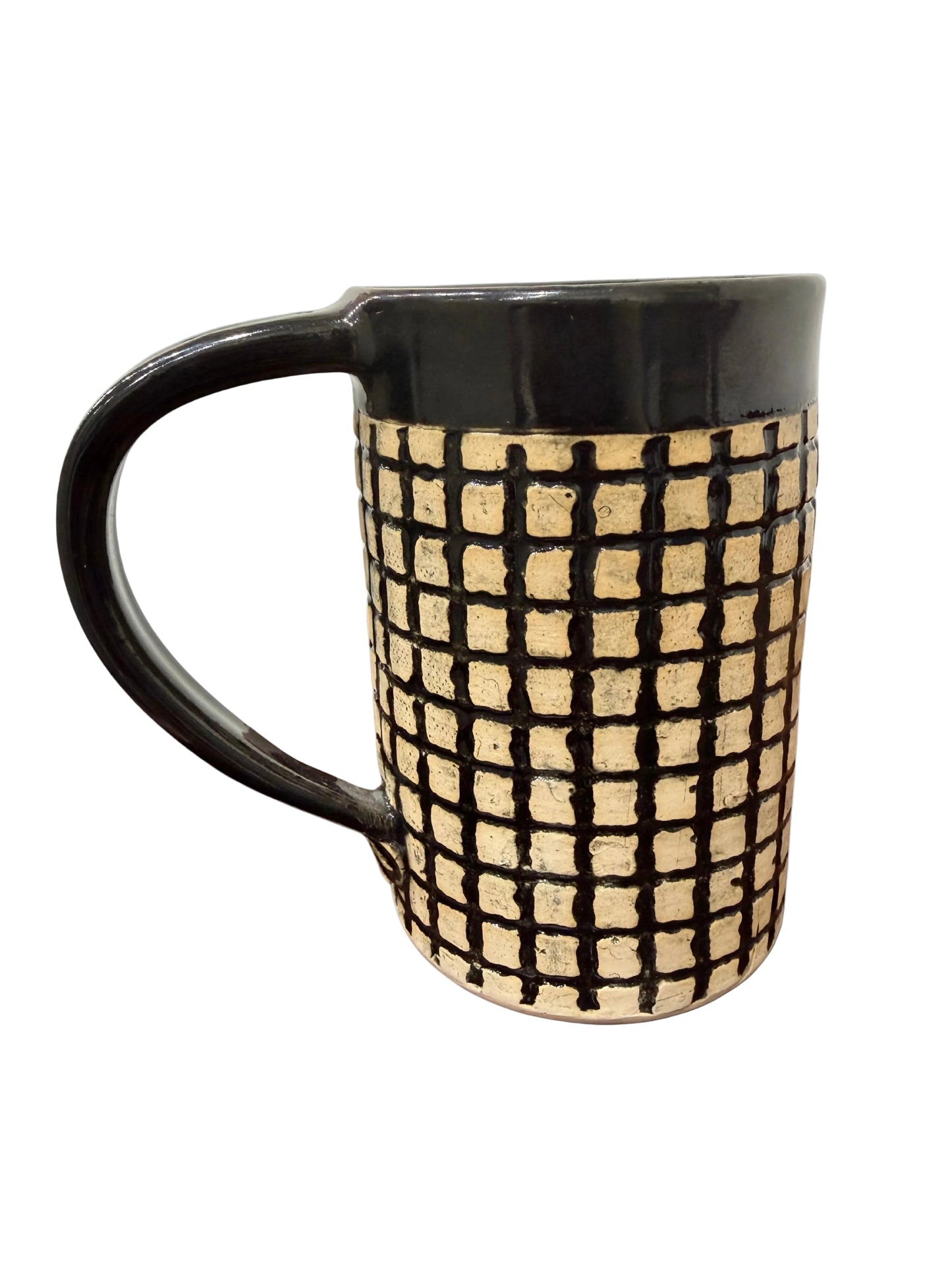 Grid Black & White Mug