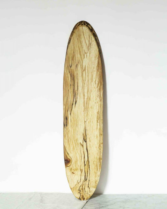 SPALTED MAPLE BAGUETTE BOARD (26" X 6")