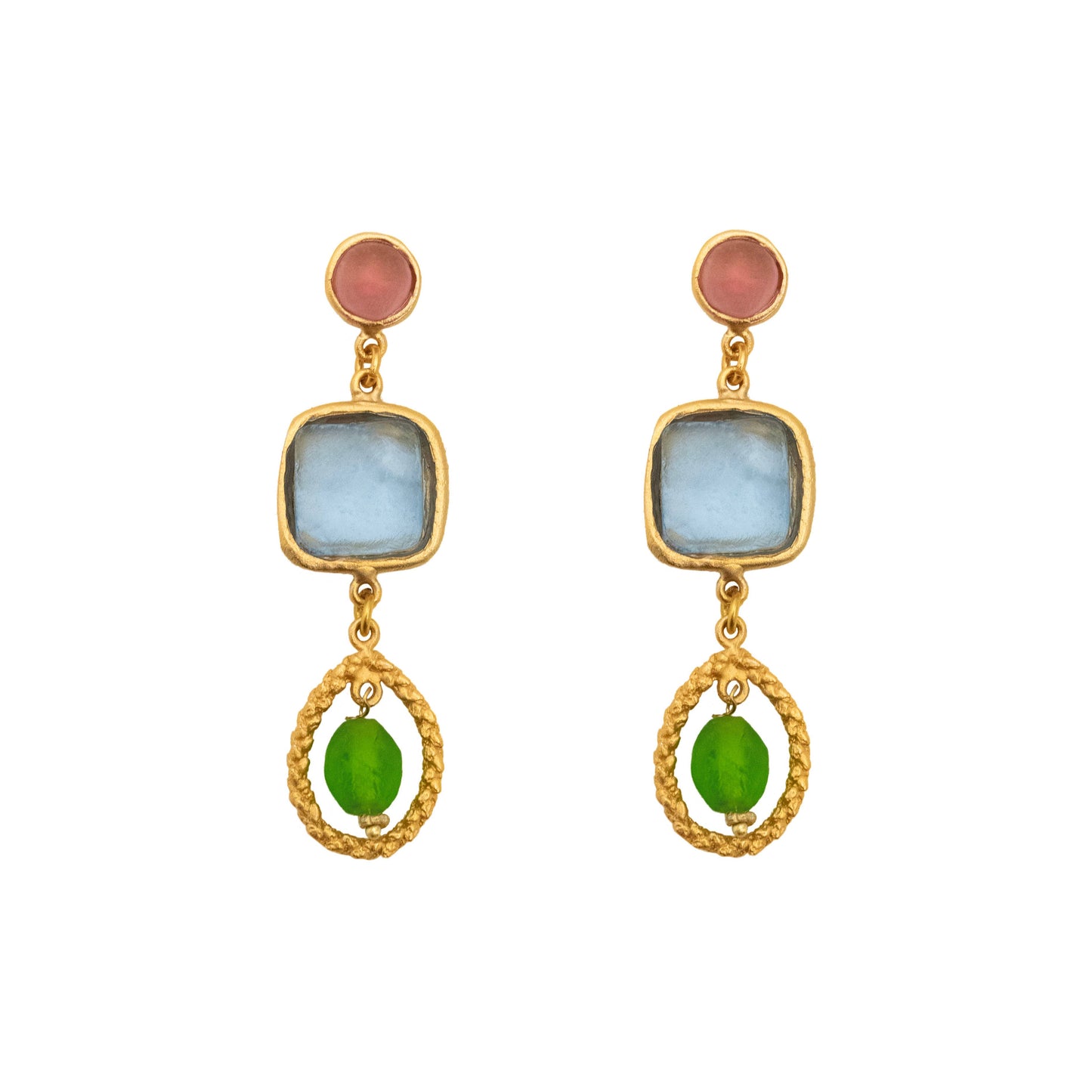 Neo-Baroque Post Earrings