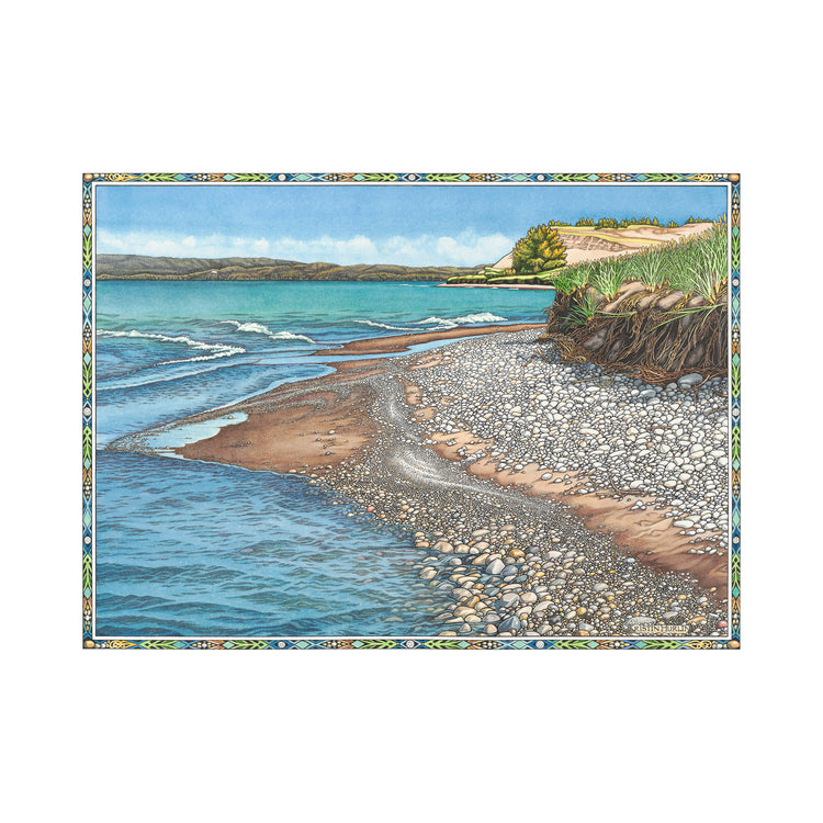 Michigan Rocks Print - 14" x 19.25"