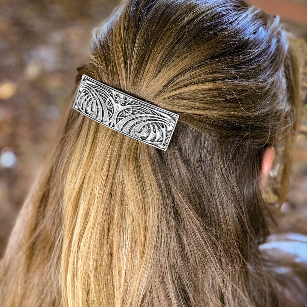 Barrette - Art Nouveau Weave 80mm