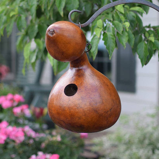 Bungalo Gourd Birdhouse — Walnut