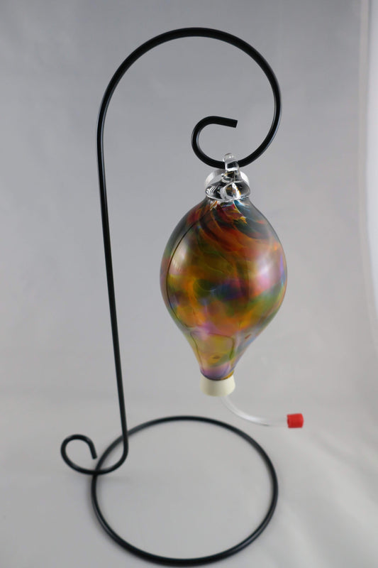 Blown Glass Hummingbird Feeders: Florida Mix