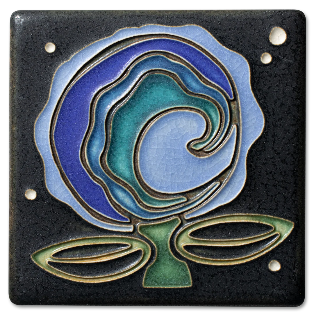 Cosmic Bloom Tile - 4x4 (Two Color Options)