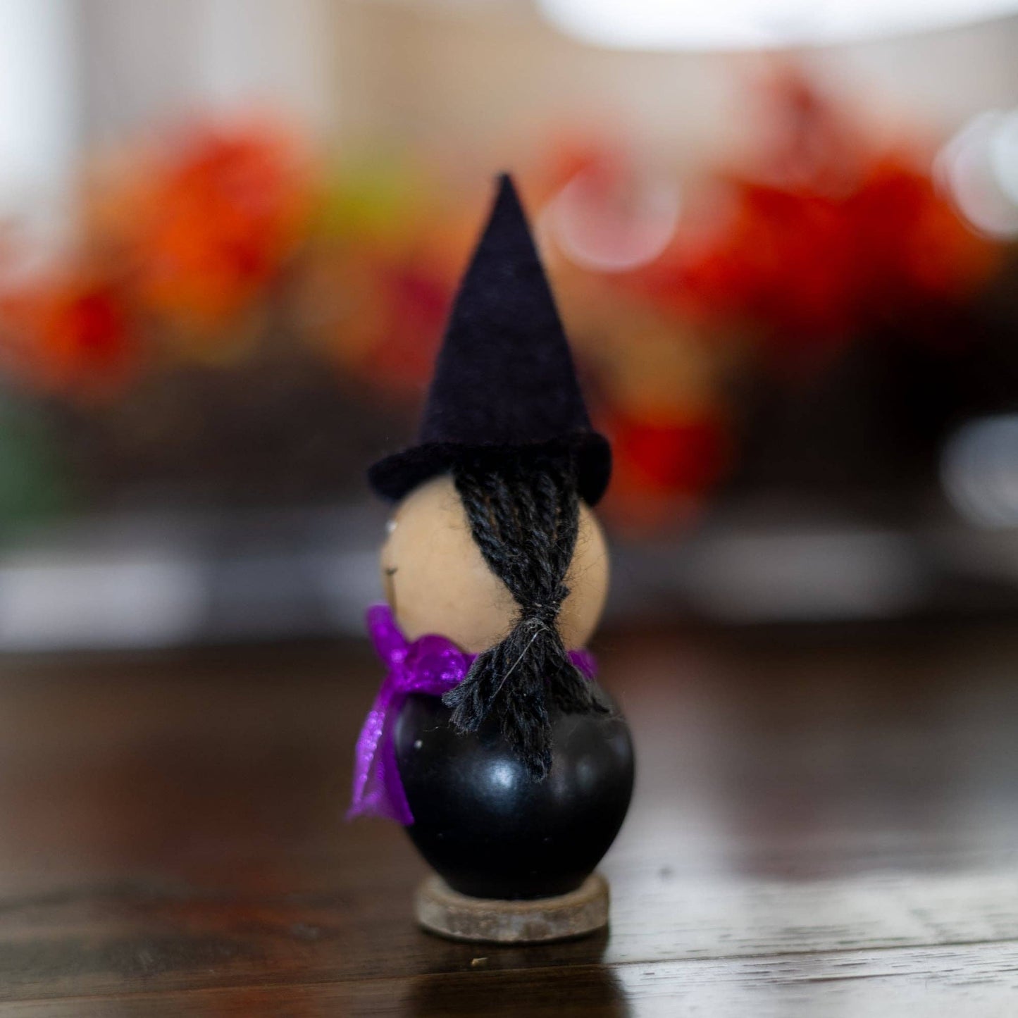 Hand-Crafted Witch Gourd - Lil Cora - Halloween Decor