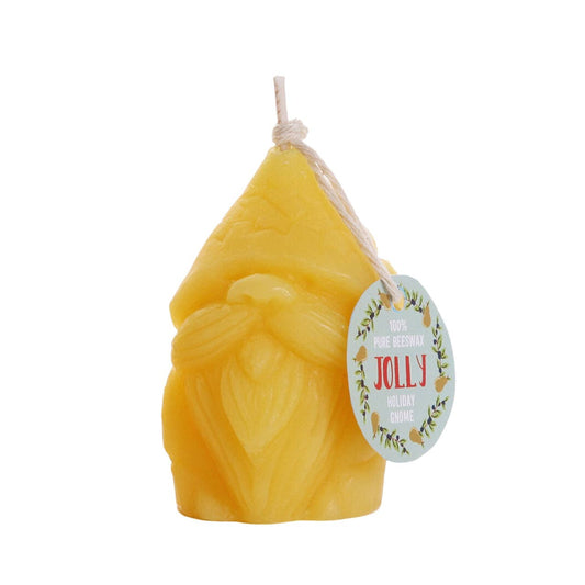 Holiday Gnome Candles – 100% Pure Beeswax – Jolly