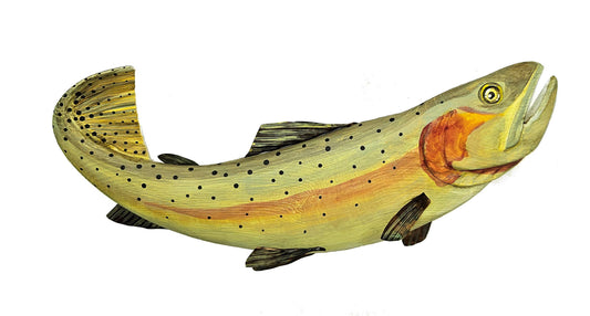 Trout Wall Plaque: Brown Trout