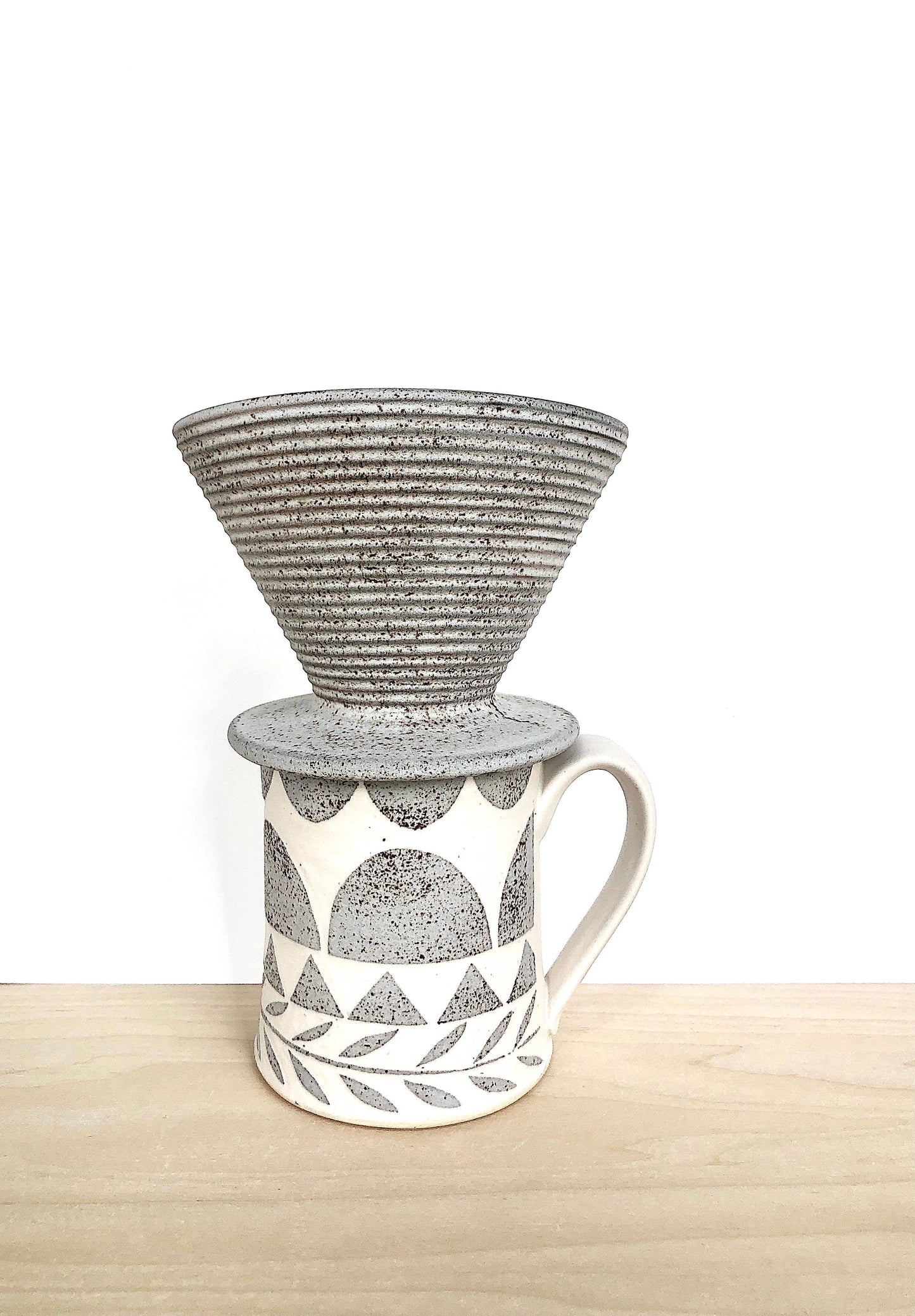 Grey Coffee Pour Over