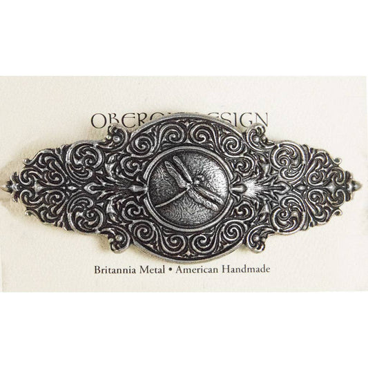 Hair Clip Barrette - Victorian Dragonfly 100mm