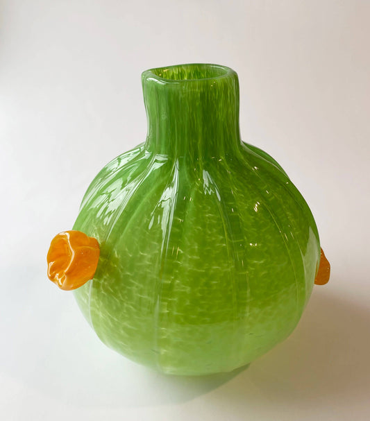 Stackable Cactus Pitcher: Orange Flower