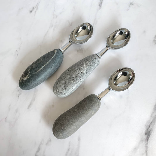 Ergonomic Stone Ice Cream Scoop