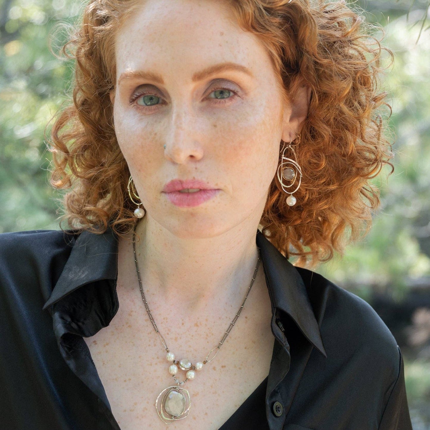 Big Dipper Moonstone Necklace