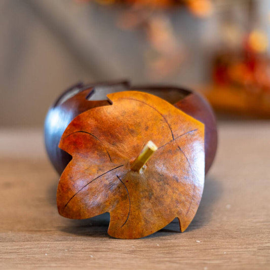 Hand-Crafted Gourd - Treasure Box - Artisan Decor