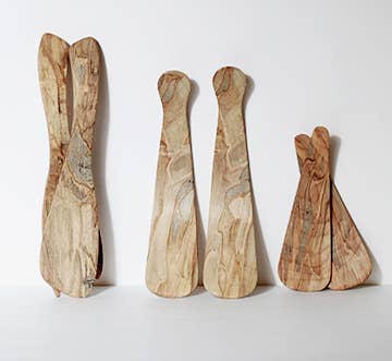 LARGE AMBROSIA MAPLE SALAD TOSSERS (11.5" PAIR)