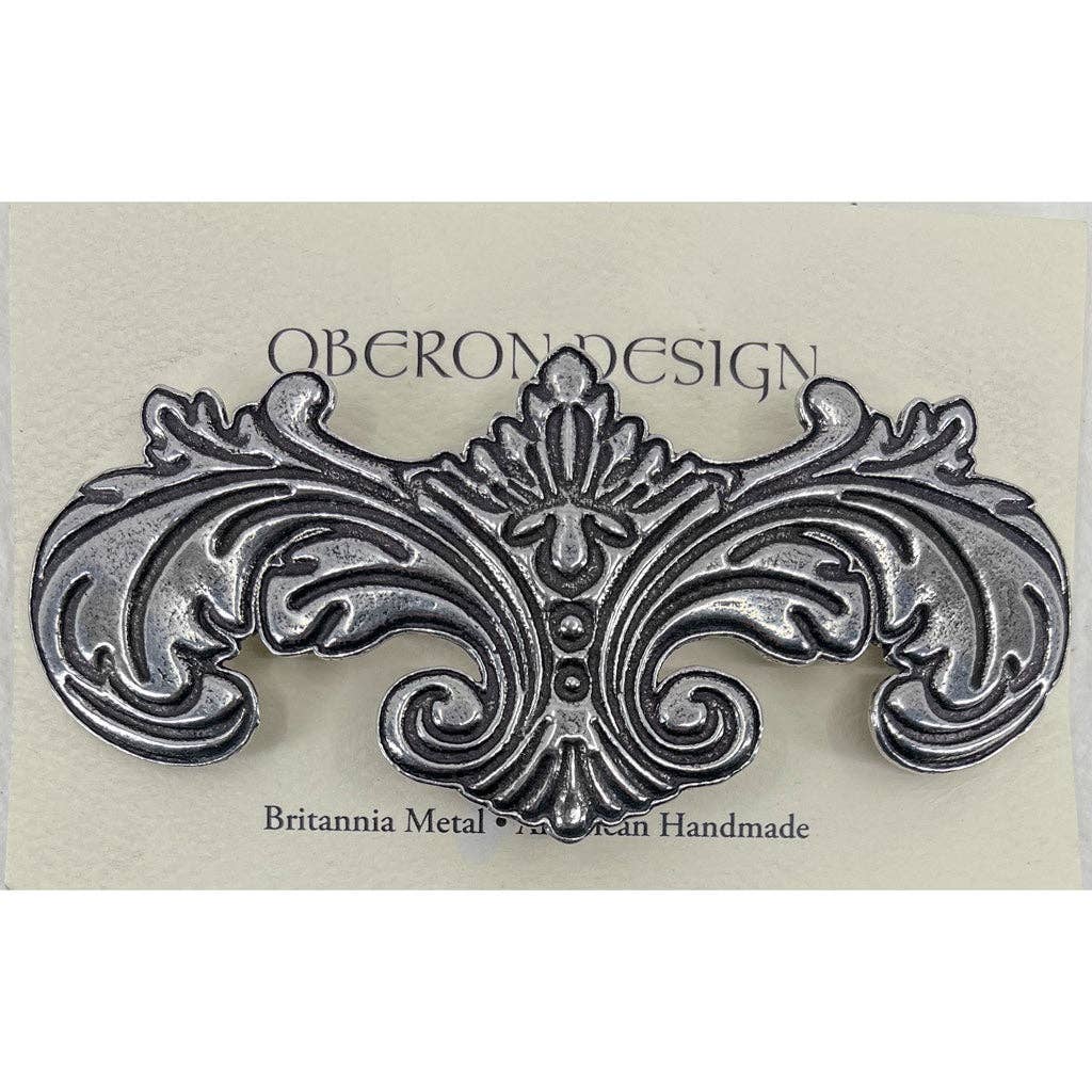 Hair Clip Barrette - Hojalata 100mm