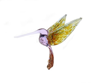 Hummingbird Suncatcher - Purple/Blue Speckle