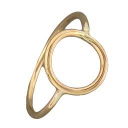 Open Circle Ring : Gold Filled