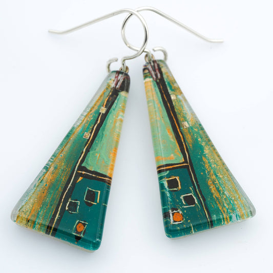Grünhaus Earrings - Lg Triangles