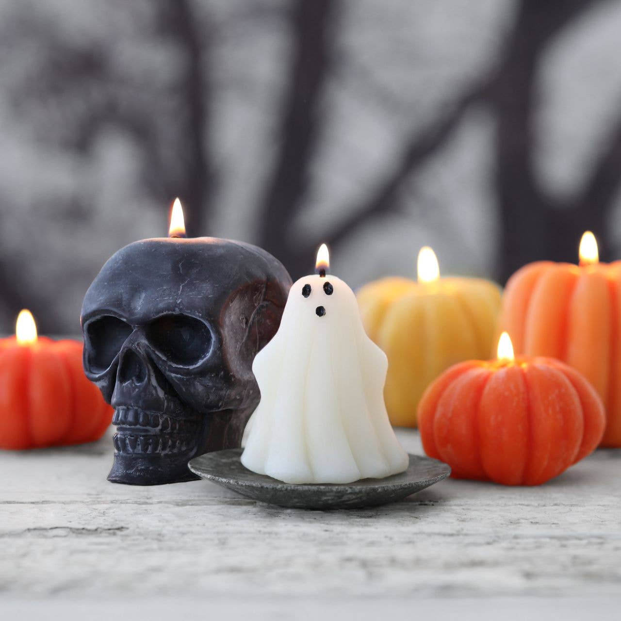 Ghost Candle – 100% Beeswax – Natural – 3” Handcrafted