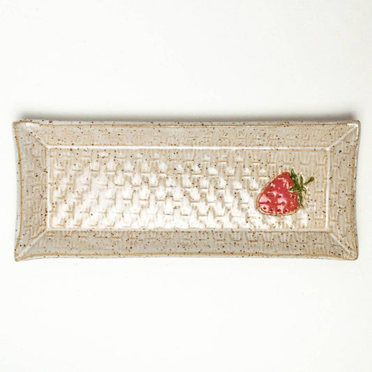 Strawberry Ceramic Butter Dish