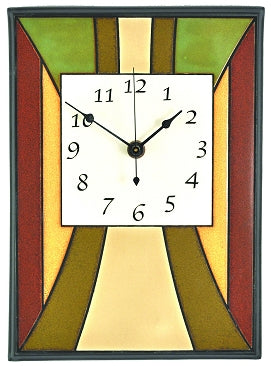 Large Ceramic Clock - Craftsman