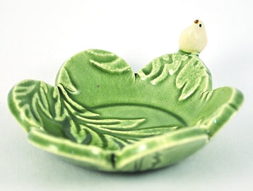 Mini Trinket Bird Bowl - Sage
