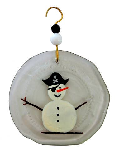 Ornament - Snowman Pirate