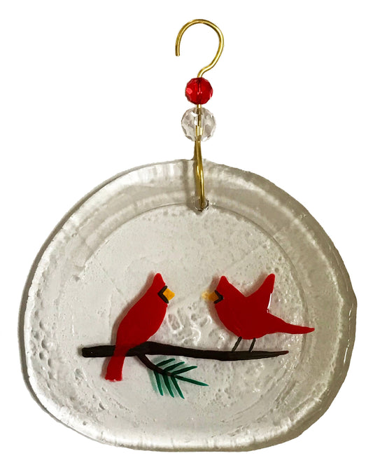 Ornament - Two Redbirds