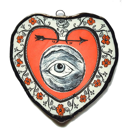 The Lover's Eye  | Ornament | Glass | Heart
