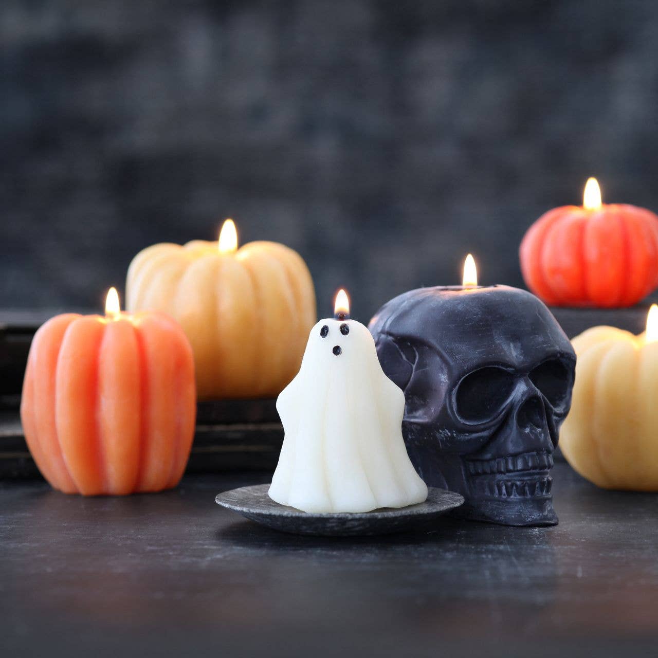 Ghost Candle – 100% Beeswax – Natural – 3” Handcrafted