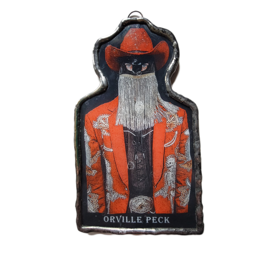 Orville Peck | Country Music | Glass Art | Ornament
