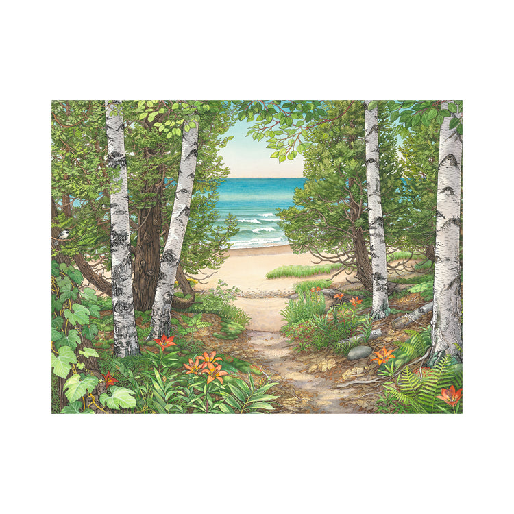 Beach Path Print - 14" x 18"