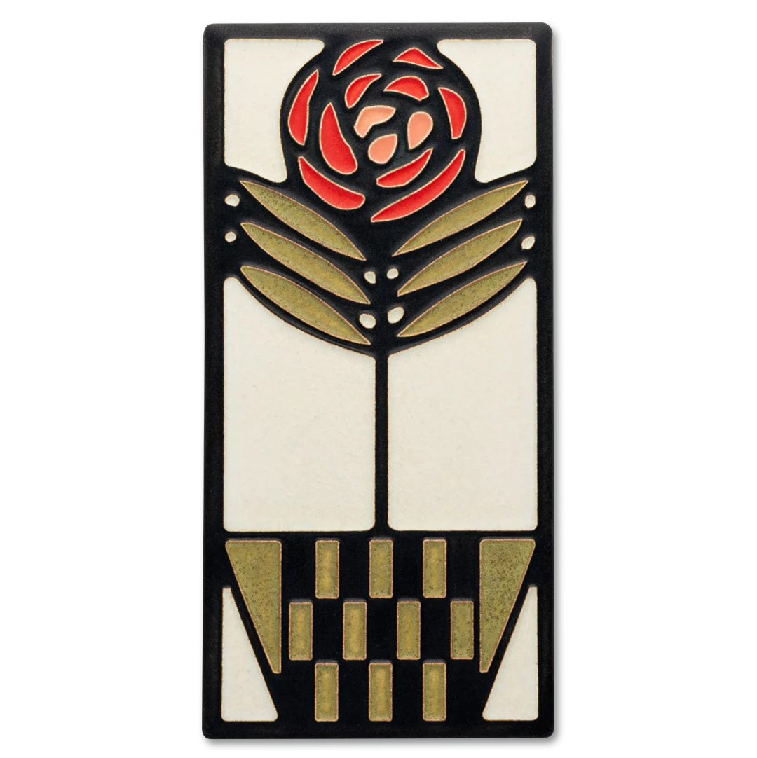 Checkerpot Rose (Two Color Options) - 4x8