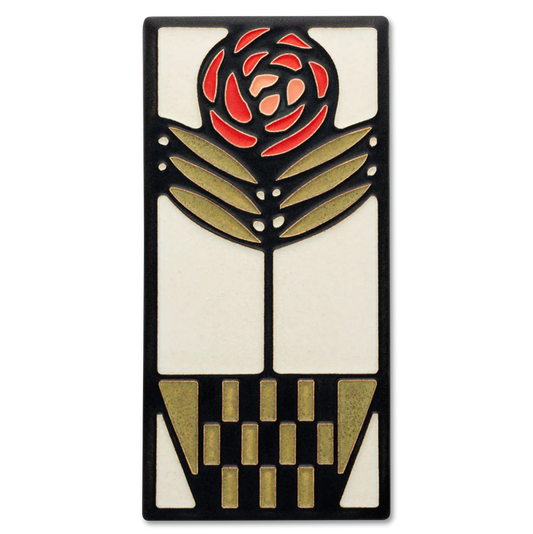 Checkerpot Rose (Two Color Options) - 4x8